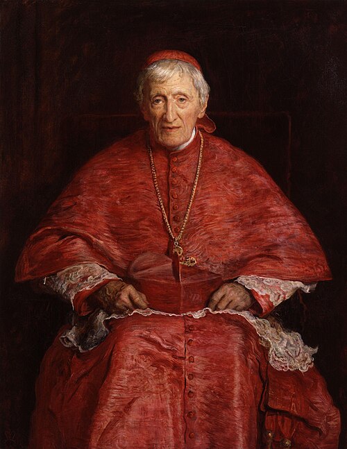 Portrait of John Henry Newman by John Everett Millais, 1881 (public domain)